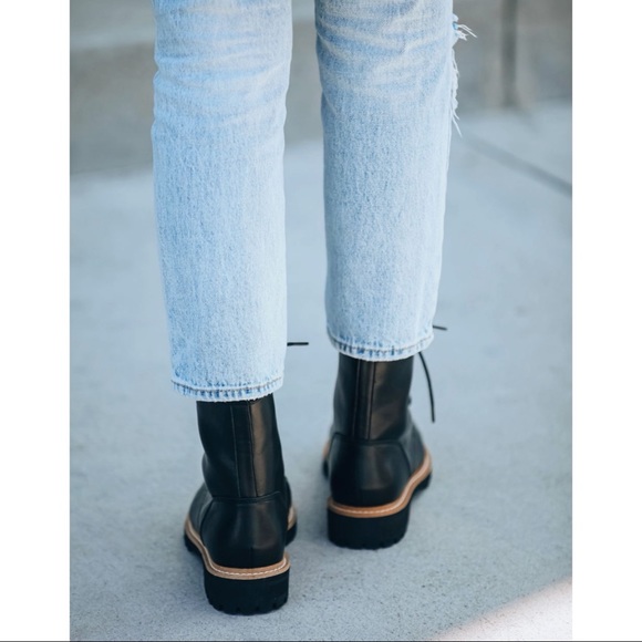 One Left ✨ BRYCEN FAUX LEATHER LACE UP BOOT size 10 - Picture 13 of 17